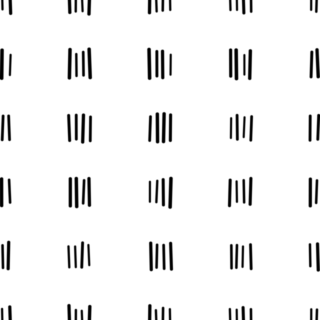 Infinite Hue: "Big Scratches" pattern available in hundreds of different colors. The Black & White image of the design.