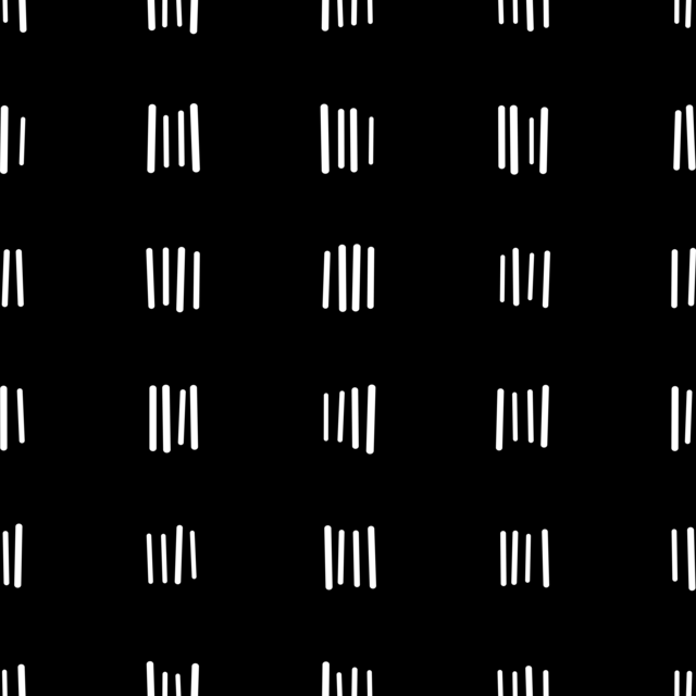 Infinite Hue: "Colorful Big Scratches" pattern available in hundreds of different colors. The Black & White image of the design.