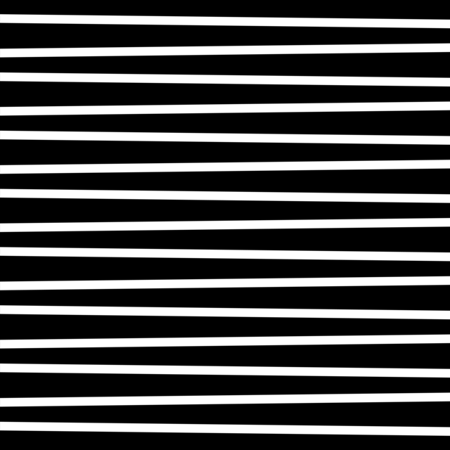 Infinite Hue: "Crooked Stripes" pattern available in hundreds of different colors. The Black & White image of the design.