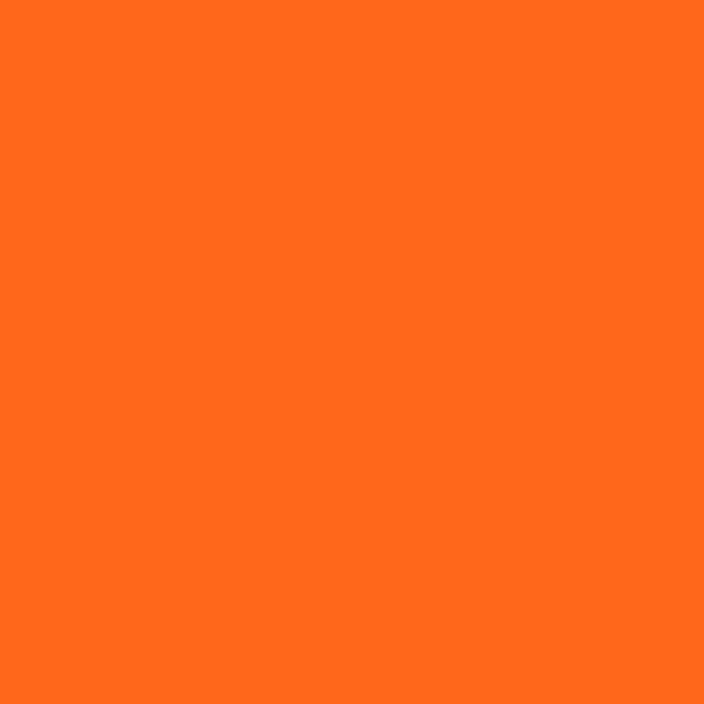 Infinite Hue: "Neon Orange" color available in many different patterns. A solid image showing the color.