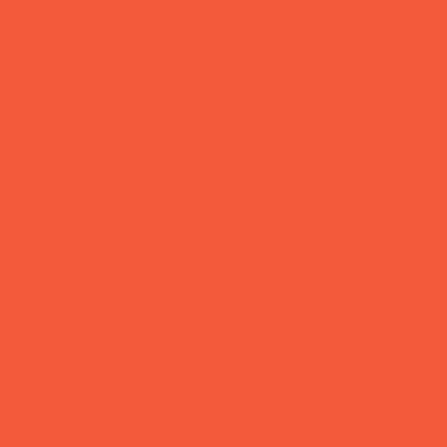 Infinite Hue: "Outrageous Orange" color available in many different patterns. A solid image showing the color.