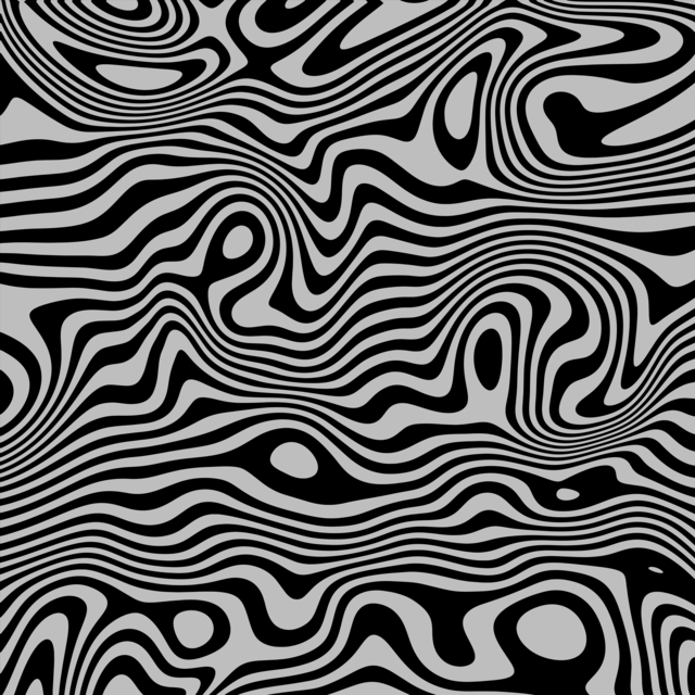 Infinite Hue: "Swirl" pattern available in hundreds of different colors. The Black & White image of the design.