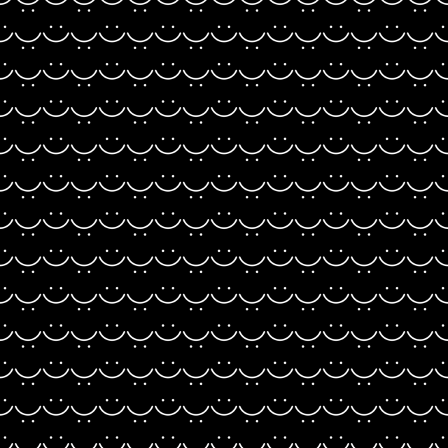 Infinite Hue: "Waves of Life" pattern available in hundreds of different colors. The Black & White image of the design.